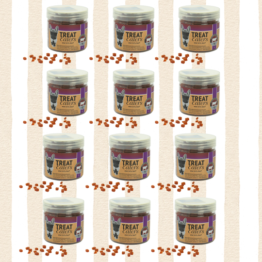 Pakketilbud - Mini Bites m. Okse, 70g - 12 Bøtter