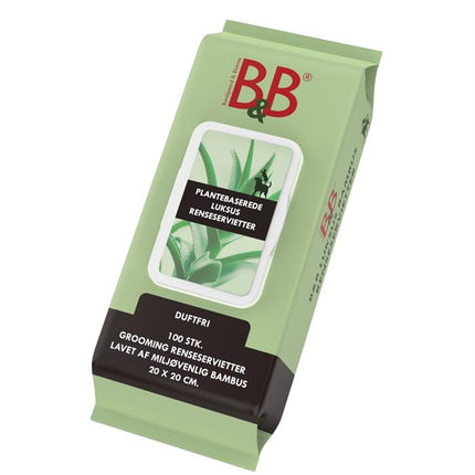 B&B - Bambus Renseservietter, 100 stk.