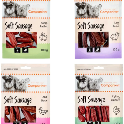 Sampak - Companion Pølser, 4 poser