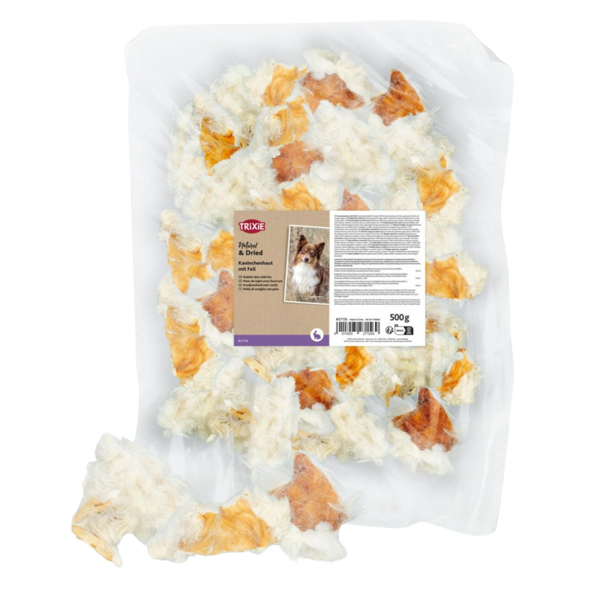 Trixie - Kaninskind med pels, 500 g.