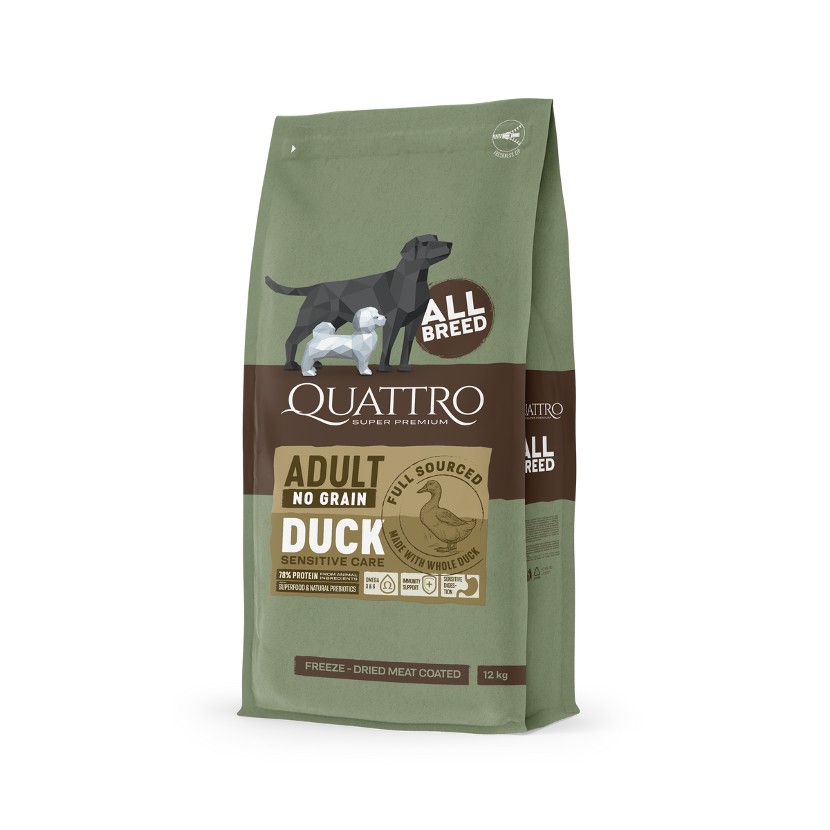 Quattro - Kornfrit Foder m. And