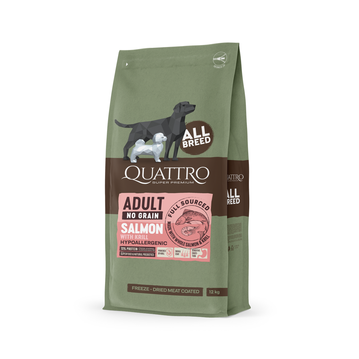 Quattro - Kornfrit Foder m. Laks & Krebs