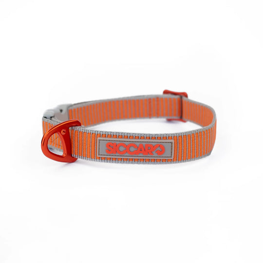 Siccaro - Sealines halsbånd / 100% genanvendt nylon, orange