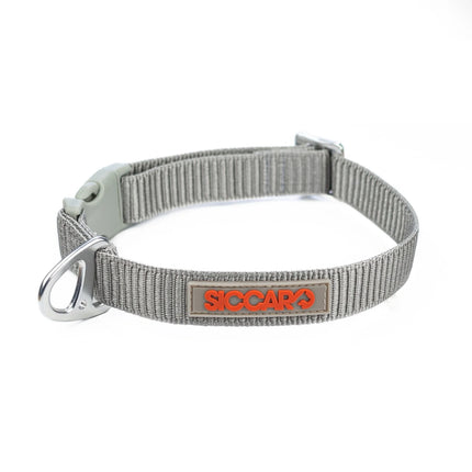 Siccaro - Sealines halsbånd / 100% genanvendt nylon, sølv