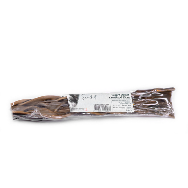 Snack'it - Gigant Flettet Kamelhud 25cm (BF 25/12-25)