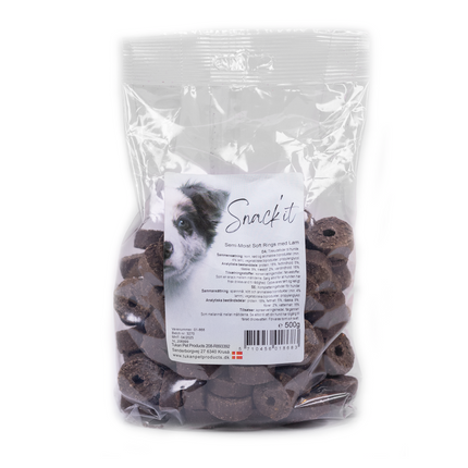 Snack'it - Soft Rings m. Lam, 500g