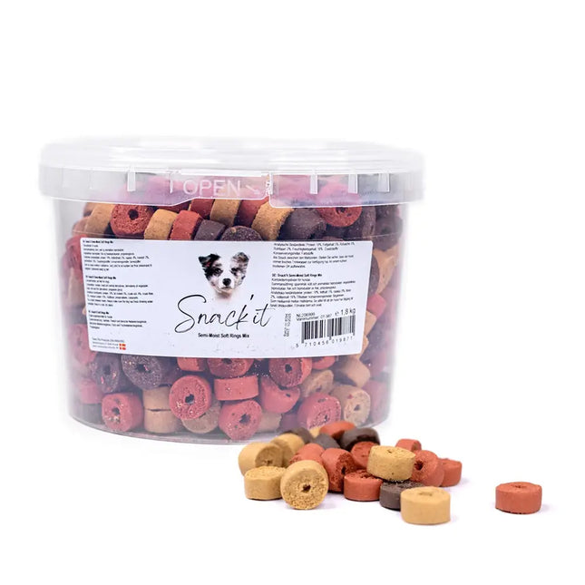 Snack'it - Soft Rings Mix, 1,8kg (datovare)