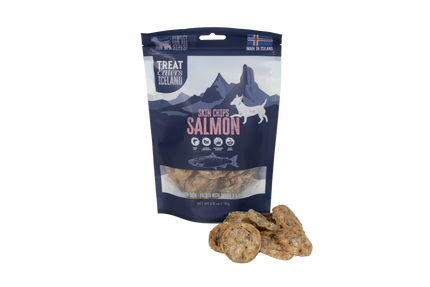TreatEaters Islandske Lakseskind chips store godbidder 70g