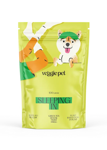 VeggiePet Green Tea Dental twist tyggeben 100g