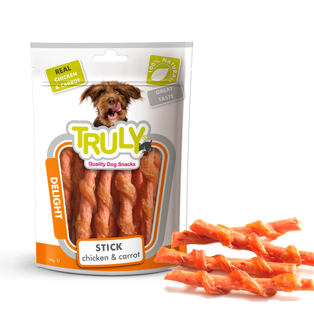 Truly - Tyggepinde med Kylling & Gulerod