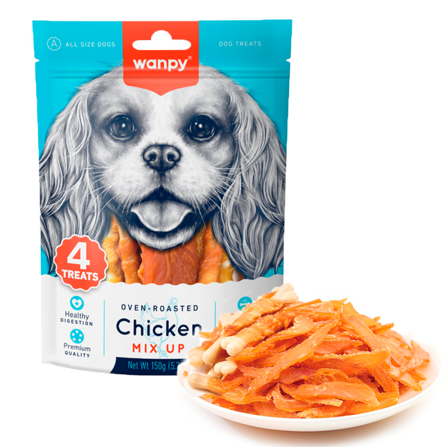 Wanpy - Mix Value Pose Kylling, 150g (bf. Aug 2025)