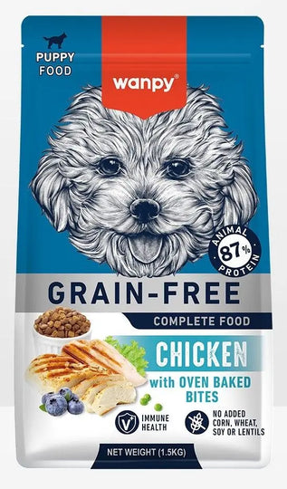 Wanpy - Foder m. Kylling, Hvalp - 1,5kg