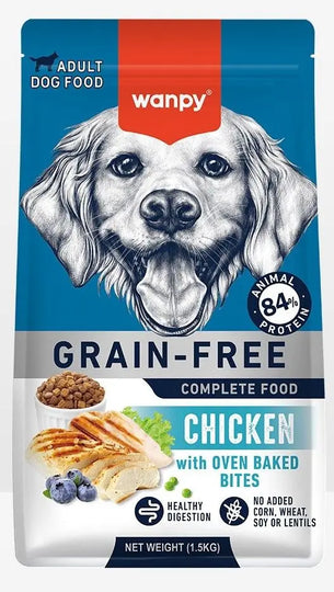 Wanpy - Foder m. Kylling, Voksen - 1,5kg