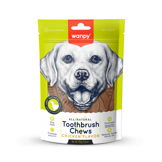 Wanpy - Toothbrush Chews (Chicken Flavor) 100g