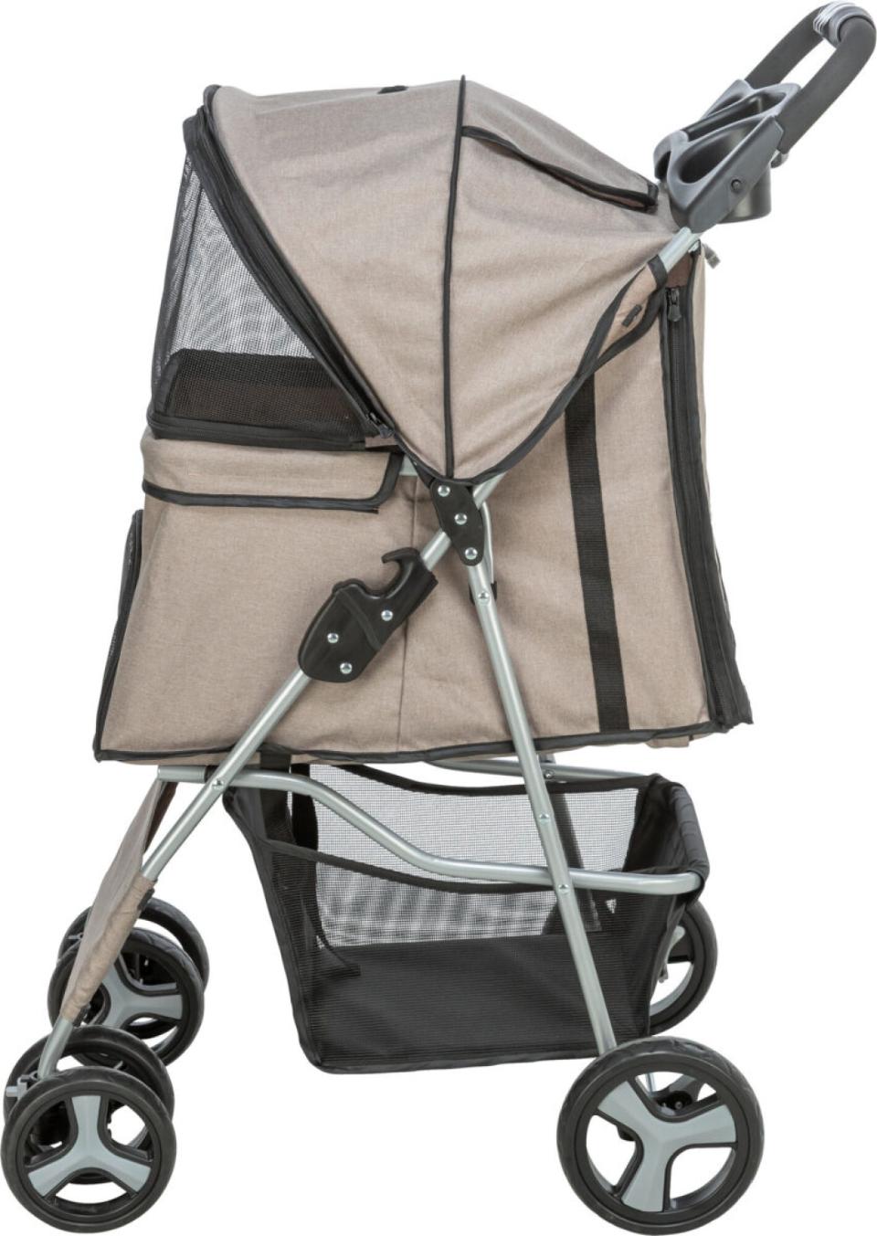 Buggy hundeklapvogn, Taupe
