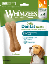 Whimzees Rice Bone tyggeben M/L, 4 stk.