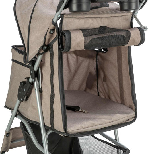 Buggy hundeklapvogn, Taupe