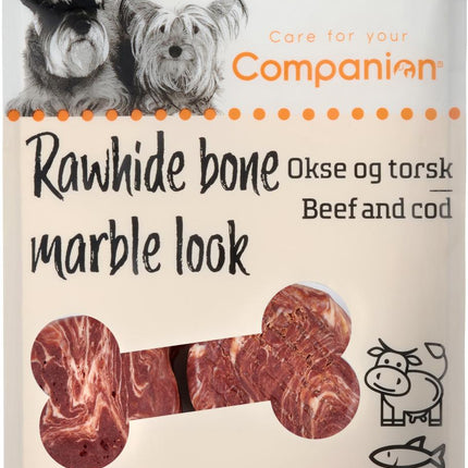 Companion Wrapped Rawhide Bone - Okse & Torsk, 2x50g