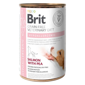Brit Veterinary Diet Hypoallergenic vådfoder med laks, 400g
