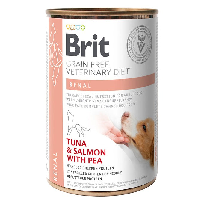 Brit Veterinary Diet Renal vådfoder med tun og laks, 400g