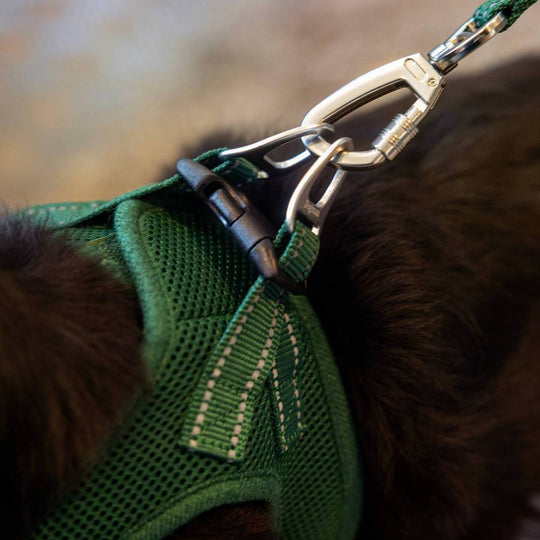 Dogman Air Mesh Step-in Sele, olivengrøn