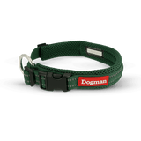Dogman Air Mesh Polstret Halsbånd, Olivengrøn