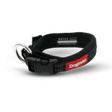 Dogman Air Mesh Polstret Halsbånd, Sort