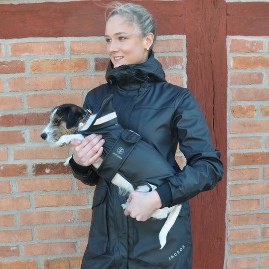 Jacson Barbro - Regnjakke, Sort