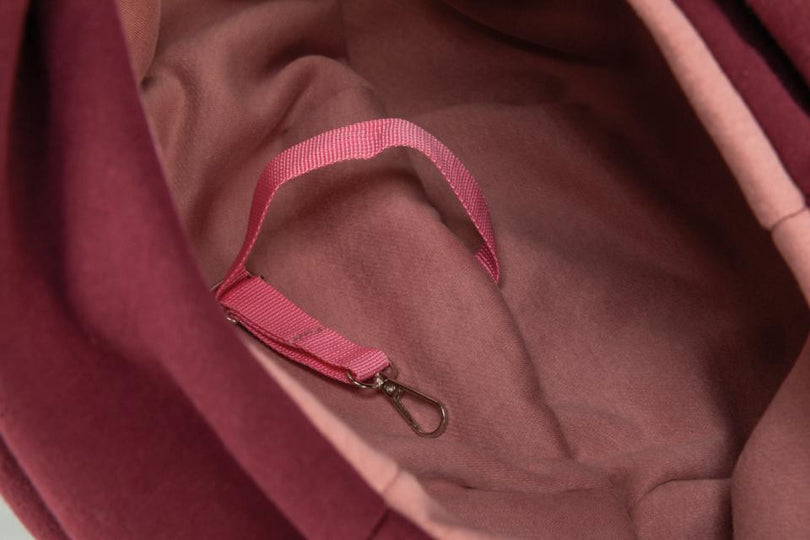 Bæresele til hvalp, Vinrød/Rosa