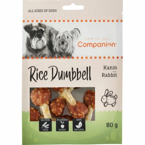 Companion - Rice Dumbbell m. Kanin - 80 gr. (bf. 04/12-2026)