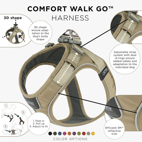 Dog Copenhagen Comfort Walk Go™ hundesele Desert Dune