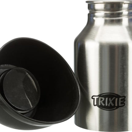 Trixie - Vandflaske m. Skål, Assorteret Farve