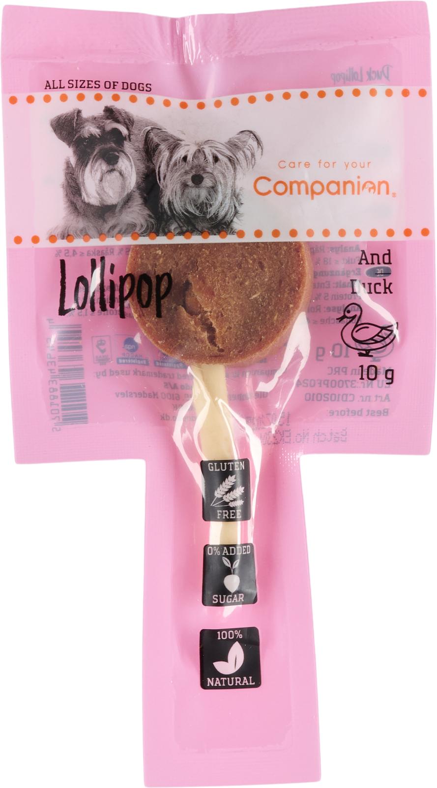 Companion - Slikkepinde Kasse m. And (60 stk.)