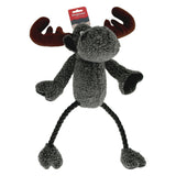 Dogman elg bamse med pivelyd, grå, 50 cm