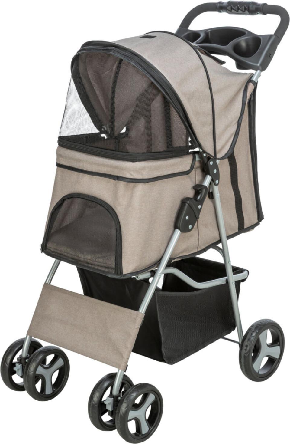 Buggy hundeklapvogn, Taupe