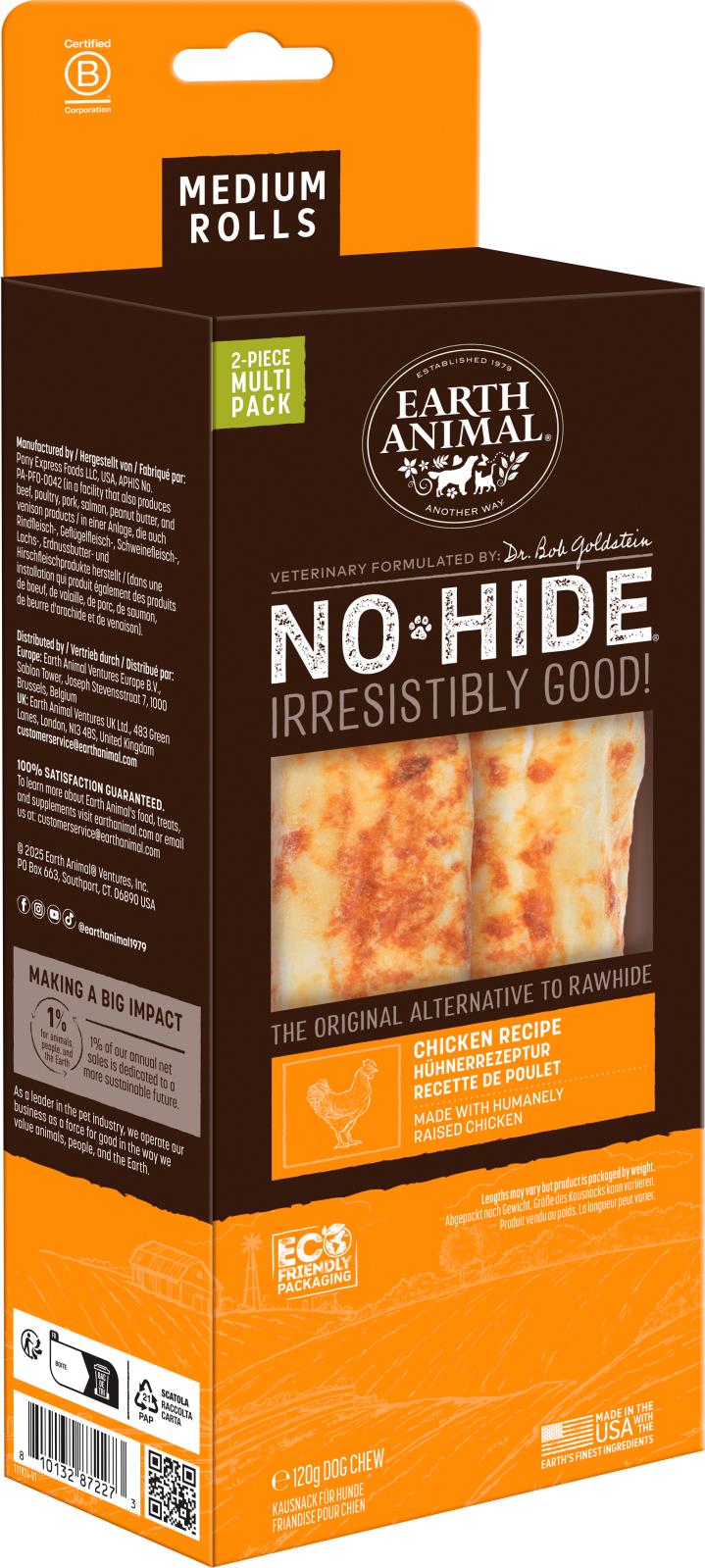 No-Hide Chicken Chew - Medium, 2 stk.