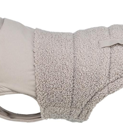 Trixie - Teddy Vinter Hundejakke, Lysegrå