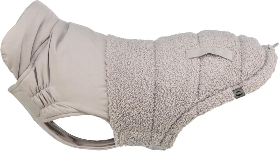 Trixie - Teddy Vinter Hundejakke, Lysegrå