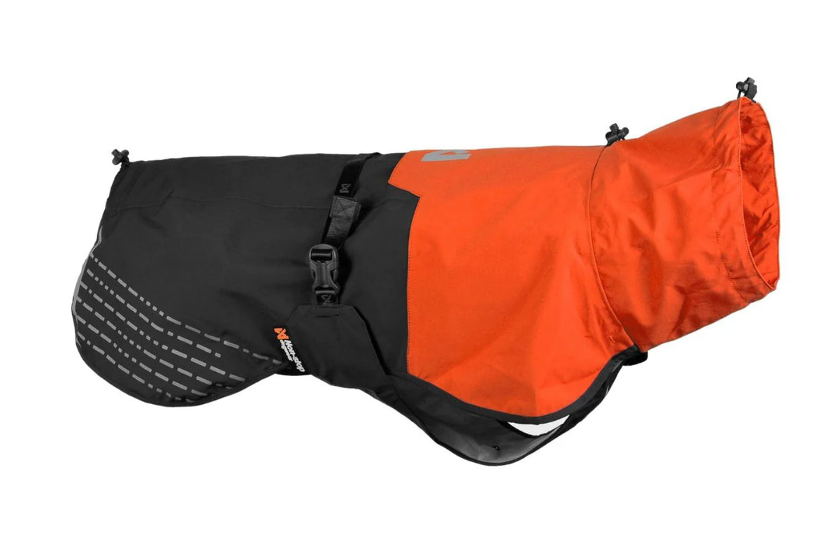 Non-stop Dogwear - Fjord regnjakke, orange/sort