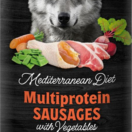 Alpha Spirit - Pølse m. Multiprotein & Grøntsager, 350 g. (BF 31/7)