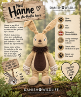 B&B Danish Wildlife hare Hanne hundebamse