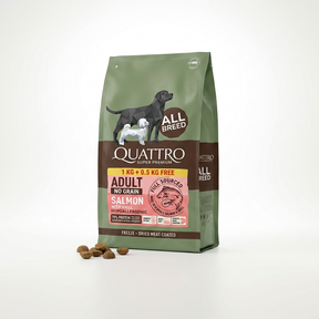 Quattro Kornfrit Foder m. Laks & Krebs 1,5kg packshot
