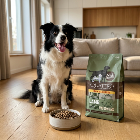 Quattro Kornfrit Foder Lam - Packshot 2 miljøbillede