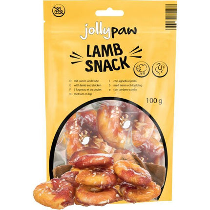 Jolly Paw godbid med lam og kylling, kornfri, 100 g