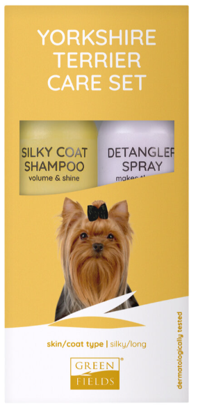 Greenfields Yorkshire Terrier Care Sæt med shampoo og detangler