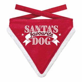 Julebandana Santa's Favourite Dog, rød