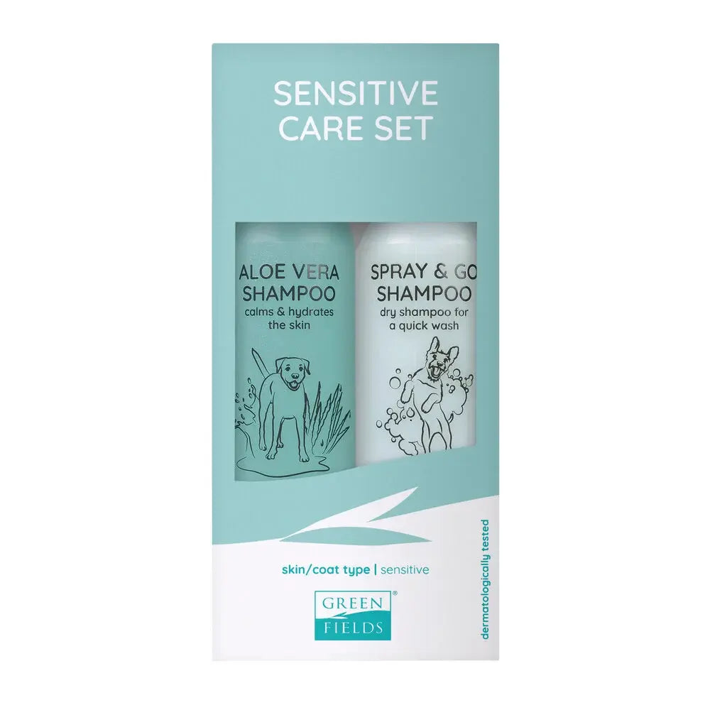 Greenfields Sensitive Care Sæt med aloe vera shampoo og tørshampoo