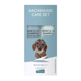 Greenfields Dachshund Care Sæt med Wire Coat Shampoo og tørshampoo