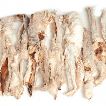 Snack'it - Kaninører med pels, 100 g.