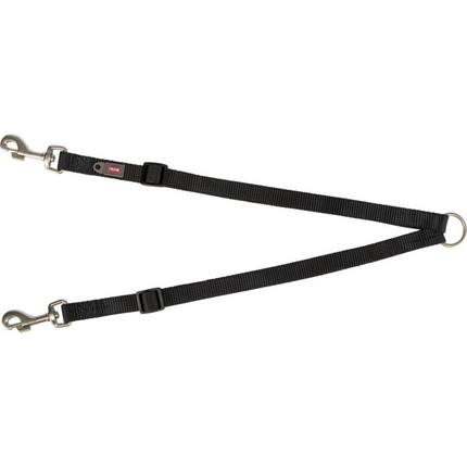 Trixie - Linesplitter til 2 hunde, sort